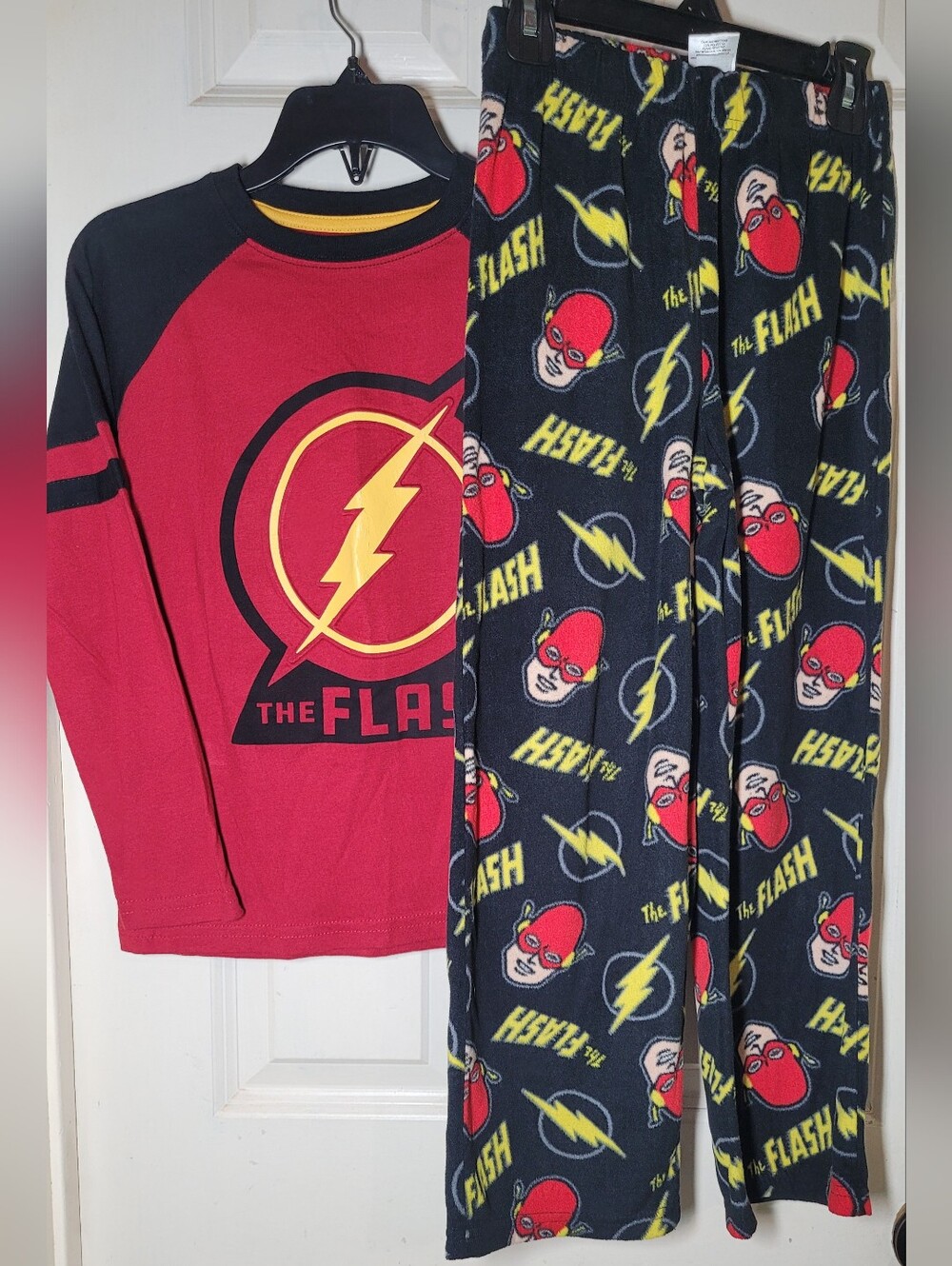 DC The Flash Kids Pajama Set - Red, Black, Yellow